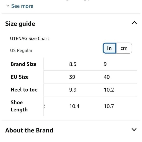 Utenag Arch Support Orthotic Adjustable Thong Sandals Faux Leather Size 40/9 - Picture 13 of 13